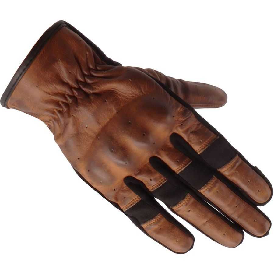 Helstons - Gants Holy Femme Ete Cuir/Tissu