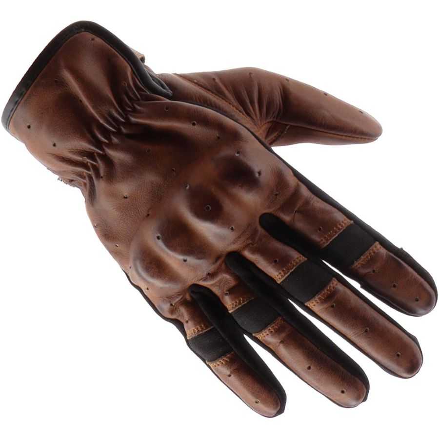 Helstons - Gants Holy Homme Ete Cuir/Tissu