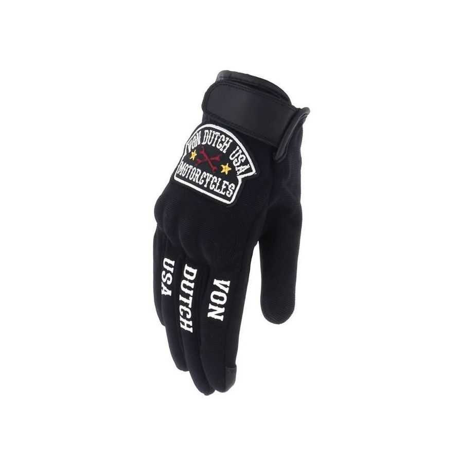 Von Dutch - Gants Key Air Femme (Tissu/Cuir) Von Dutch - Gants Key Air Femme (Tissu/Cuir)