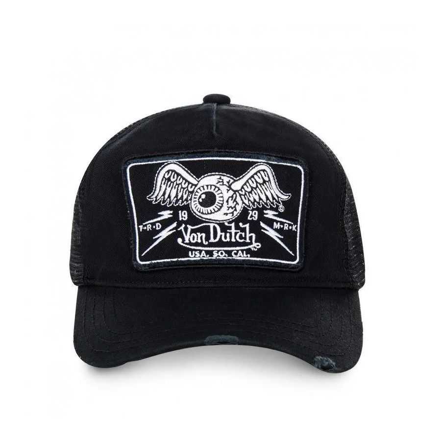 Von Dutch - Casquette Black Von Dutch Flying Eye Men'S Trucker Hat Von Dutch - Casquette Black Von Dutch Flying Eye Men'S Trucker Hat