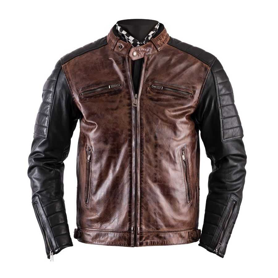 Blouson Cruiser Cuir Rag - Helstons Blouson Cruiser Cuir Rag - Helstons