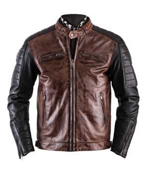 Blouson Cruiser Cuir Rag - Helstons