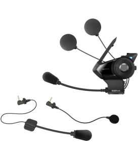 Sena - Intercom 30K Motorcycle Bluetooth Communication System With Mesh Intercom And Hd Speakers Dual Pack