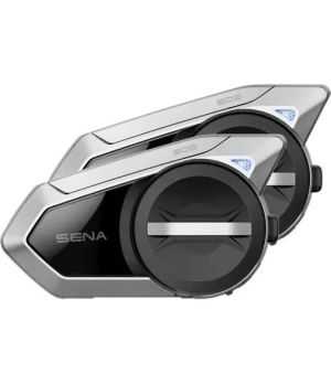 Sena - Intercom 50S Motorcycle Bluetooth / Mesh Communication System With Sound By Harman Kardon - Dual Pack