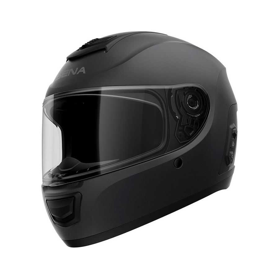 Sena - Casque Moto Intégral Momentum Evo Avec Mesh Intercom