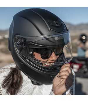 Sena - Casque Moto Intégral Momentum Evo Avec Mesh Intercom