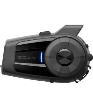 Sena - Intercom 10C Evo Motorcycle Bluetooth Camera & Communication System With Hd Speakers