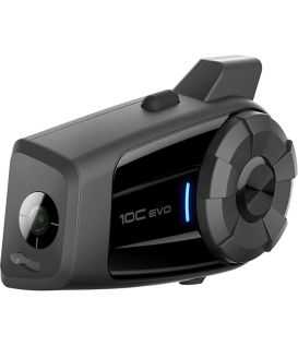 Sena - Intercom 10C Evo Motorcycle Bluetooth Camera & Communication System With Hd Speakers