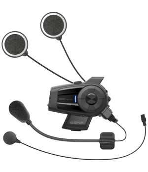 Sena - Intercom 10C Evo Motorcycle Bluetooth Camera & Communication System With Hd Speakers