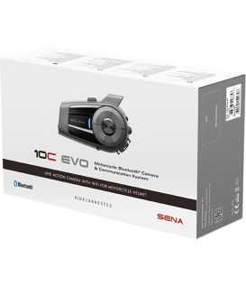 Sena - Intercom 10C Evo Motorcycle Bluetooth Camera & Communication System With Hd Speakers