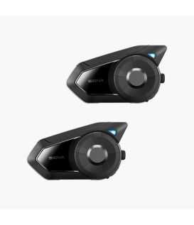 Sena - Intercom 30K Motorcycle Bluetooth Communication System With Mesh Intercom And Hd Speakers