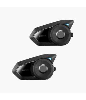 Sena - Intercom 30K Motorcycle Bluetooth Communication System With Mesh Intercom And Hd Speakers