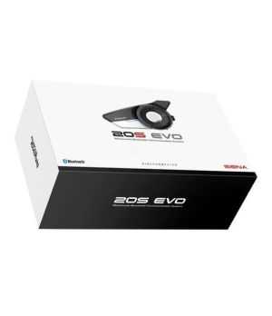 Sena - Intercom 20S Evo, Motorcycle Bluetooth Communication System With Hd Speakers