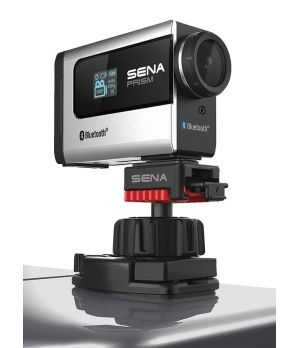 Sena - Sena Prism. Bluetooth Action Camera. Motorcycle Pack