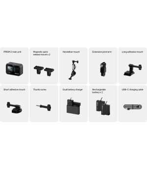 Sena - Sena Prism. Bluetooth Action Camera. Motorcycle Pack