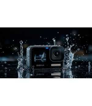 Sena - Sena Prism. Bluetooth Action Camera. Motorcycle Pack