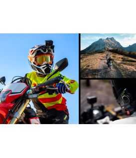 Sena - Sena Prism. Bluetooth Action Camera. Motorcycle Pack