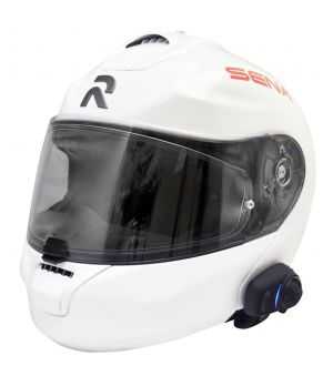 Sena - Intercom Smh5-Fm Bluetooth Headset & Intercom With Built-In Fm Tuner For Scooters And Motorcycles - Dual Pack
