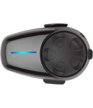 Sena - Intercom Smh10 Motorcycle Bluetooth Headset/Intercom With Universal Microphone Kit