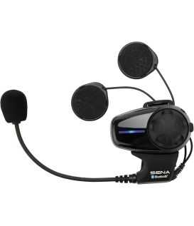 Sena - Intercom Smh10 Motorcycle Bluetooth Headset/Intercom With Universal Microphone Kit
