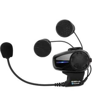 Sena - Intercom Smh10 Motorcycle Bluetooth Headset/Intercom With Universal Microphone Kit