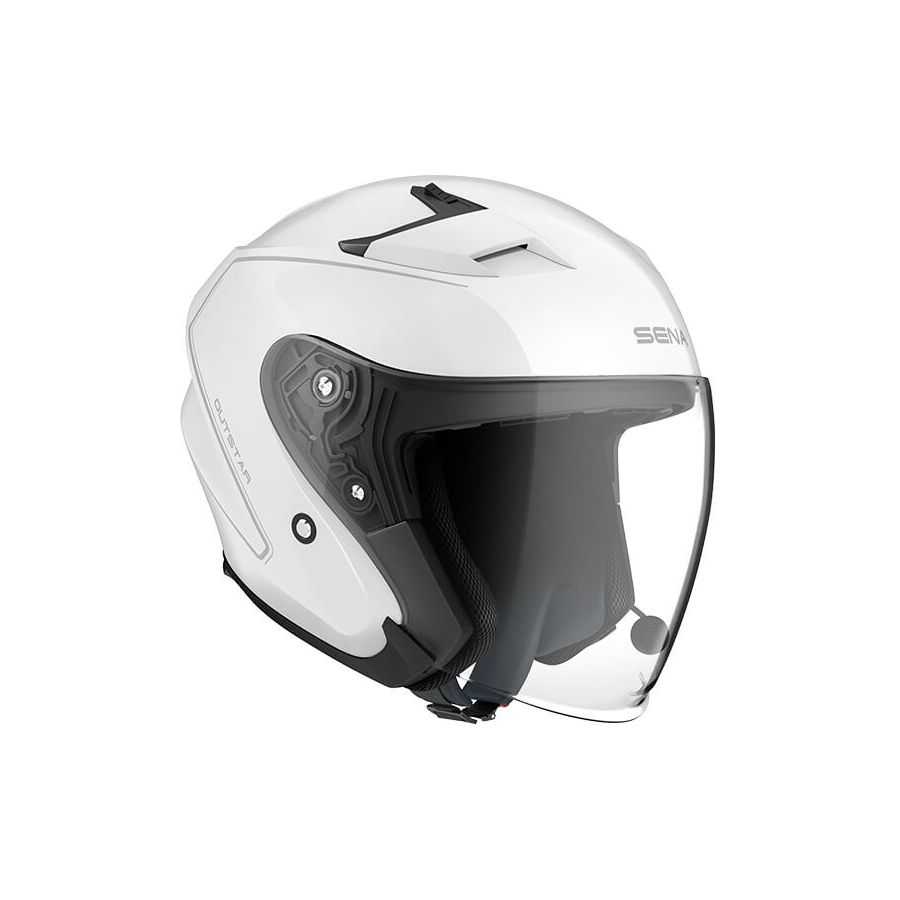 Sena - Casque Moto Jet Outstar, Bluetooth