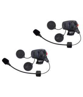 Sena - Intercom Smh5 Bluetooth Headset & Intercom For Scooters And Motorcycles - Dual Pack