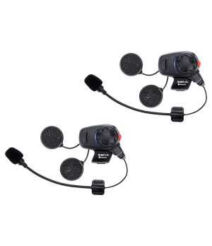 Sena - Intercom Smh5 Bluetooth Headset & Intercom For Scooters And Motorcycles - Dual Pack