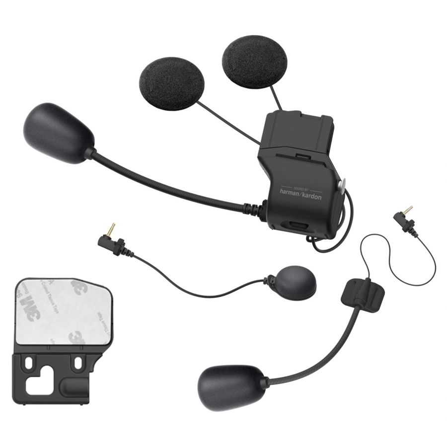 Sena - Intercom 50S Universal Clamp Kit With Sound By Harman Kardon Speakers And Mic
