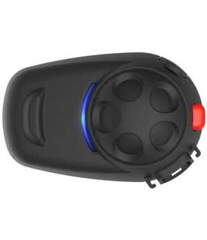 Sena - Intercom Smh5-Fm Bluetooth Headset & Intercom With Built-In Fm Tuner For Scooters And Motorcycles
