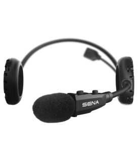 Sena - Intercom 3S Plus Motorcycle Bluetooth Communication System, Boom Microphone Kit