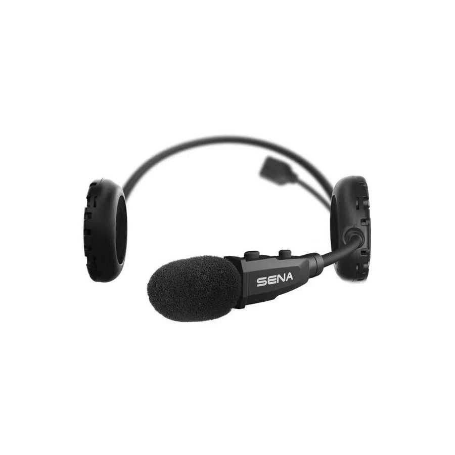 Sena - Intercom 3S Plus Motorcycle Bluetooth Communication System, Boom Microphone Kit