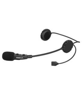 Sena - Intercom 3S Plus Motorcycle Bluetooth Communication System, Boom Microphone Kit
