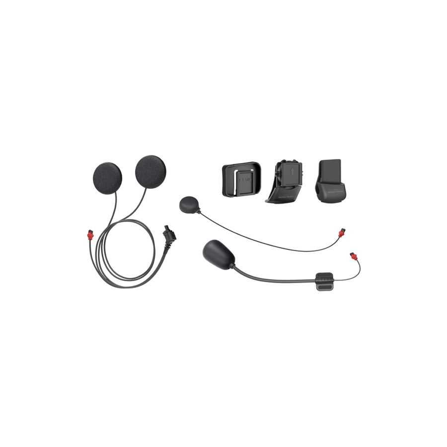 Sena - 50C Universal Clamp Kit With Sound By Harman Kardon Speakers And Mic