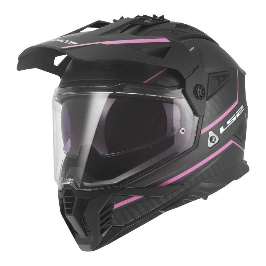 LS2 - Casque MX702 Pioneer II Atron Gris Rose