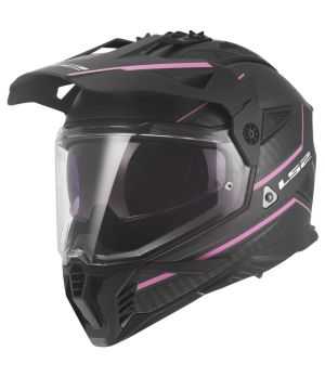 LS2 - Casque MX702 Pioneer II Atron Gris Rose