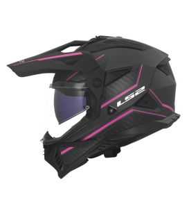 LS2 - Casque MX702 Pioneer II Atron Gris Rose