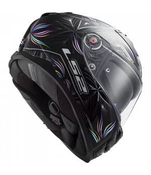 CASQUE INTÉGRAL FF811 VECTOR II TROPICAL BLACK WHITE - LS2