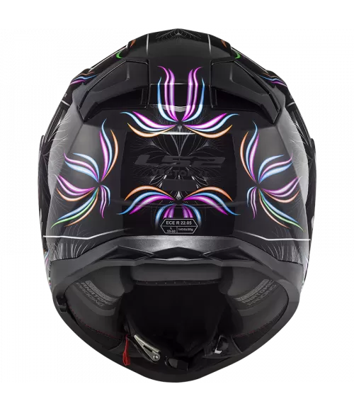 CASQUE INTÉGRAL FF811 VECTOR II TROPICAL BLACK WHITE - LS2