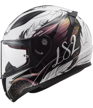 CASQUE INTÉGRAL FF353 RAPID BOHO WHITE BLACK PINK - LS2