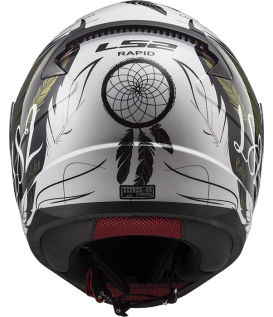 CASQUE INTÉGRAL FF353 RAPID BOHO WHITE BLACK PINK - LS2