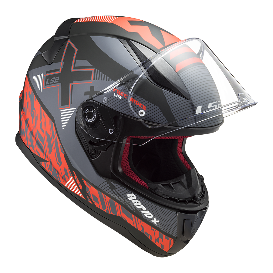 LS2 Casque Moto Intégral RAPID BOHO Gloss White Black Pink Taille XS - Écran Antibuée Et Solaires Intégrées