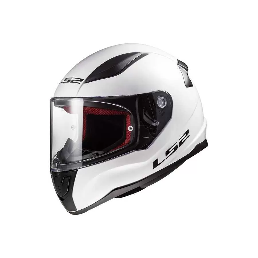 CASQUE INTÉGRAL ENFANT FF353 RAPID MINI SINGLE MONO GLOSS WHITE - LS2