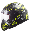 CASQUE INTÉGRAL ENFANT FF353 RAPID MINI VIGNETTE BLACK H-V YELLOW - LS2