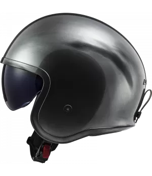 CASQUE JET OF599 SPITFIRE JEANS TITANIUM - LS2