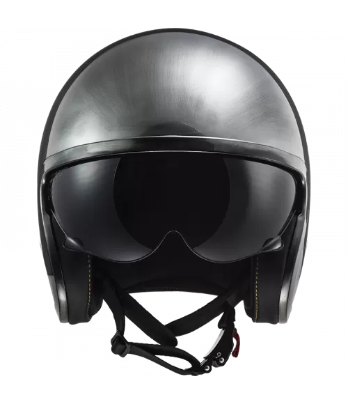 CASQUE JET OF599 SPITFIRE JEANS TITANIUM - LS2
