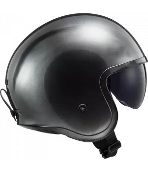 CASQUE JET OF599 SPITFIRE JEANS TITANIUM - LS2