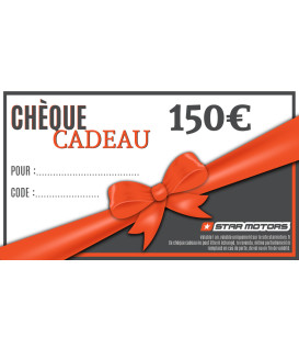 Chèque cadeau Star motors 150?