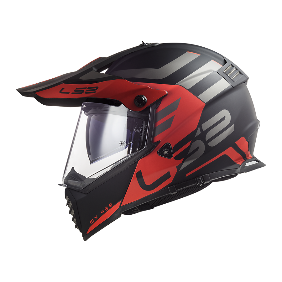 CASQUE CROSS MX436 PIONEER EVO ADVENTURER - LS2