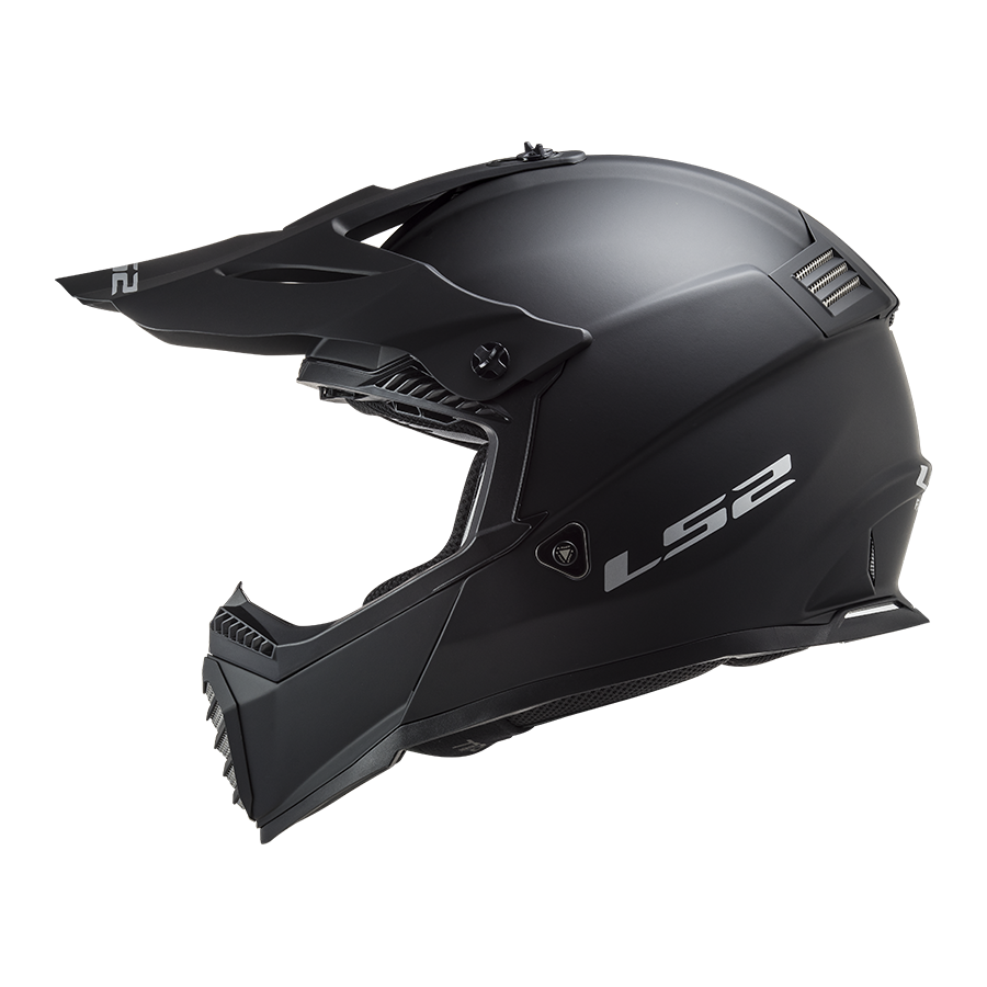 CASQUE CROSS MX437 FAST EVO MATT BLACK - LS2